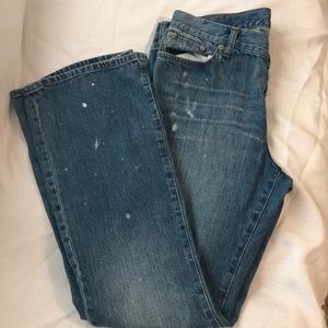 Ralph Lauren distressed denim jeans size 12.